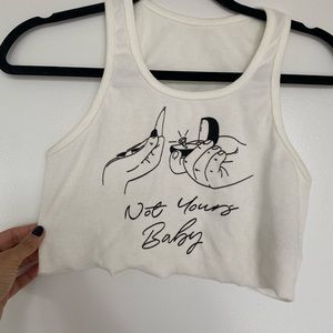 🛍️NOT YOUR BABY CROP TOP